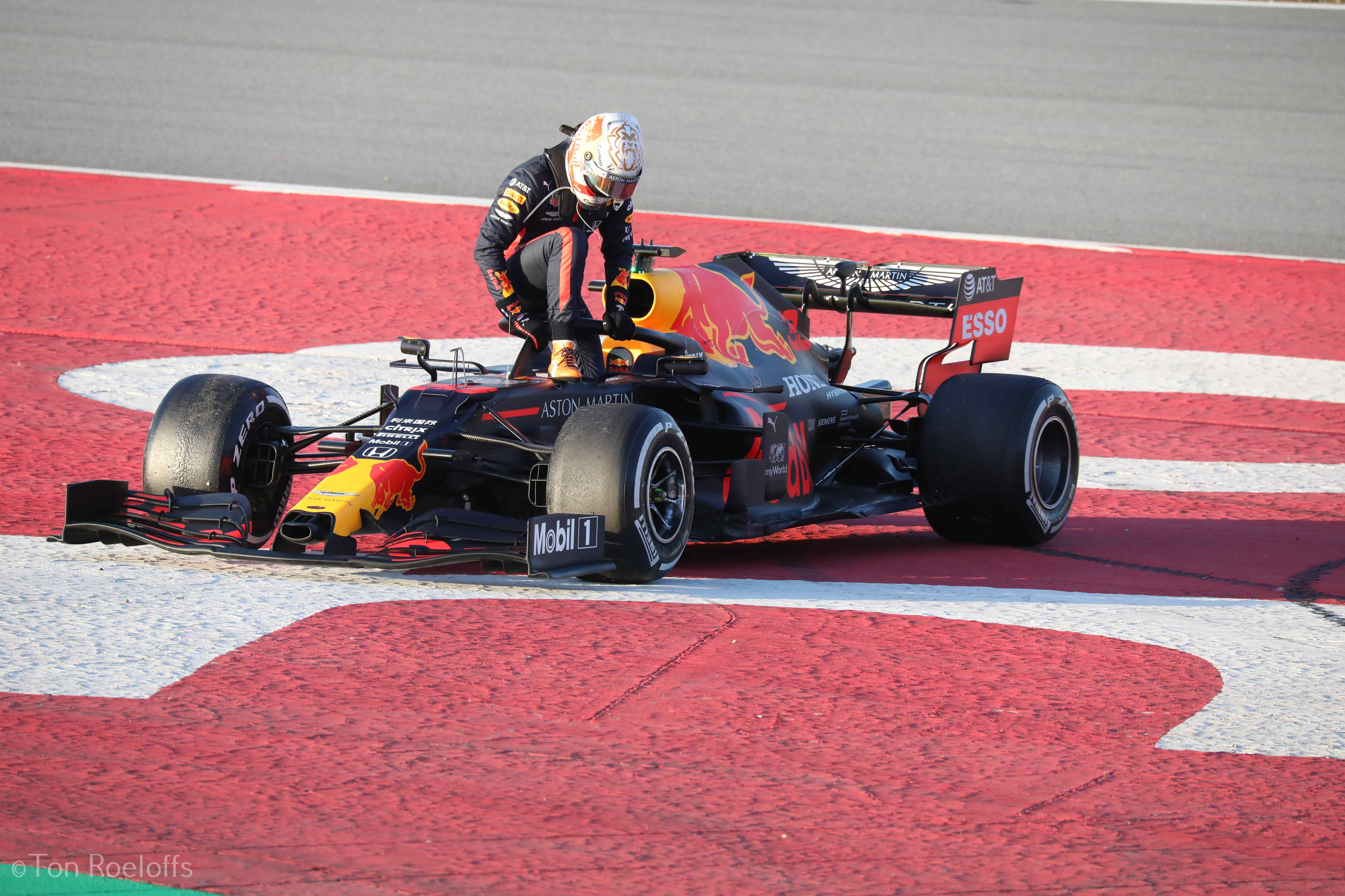 Verstappen pitbox